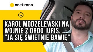 Ordo Iuris chce walczyć w sądzie z Karolem Modzelewskim. "Ja się świetnie bawię"