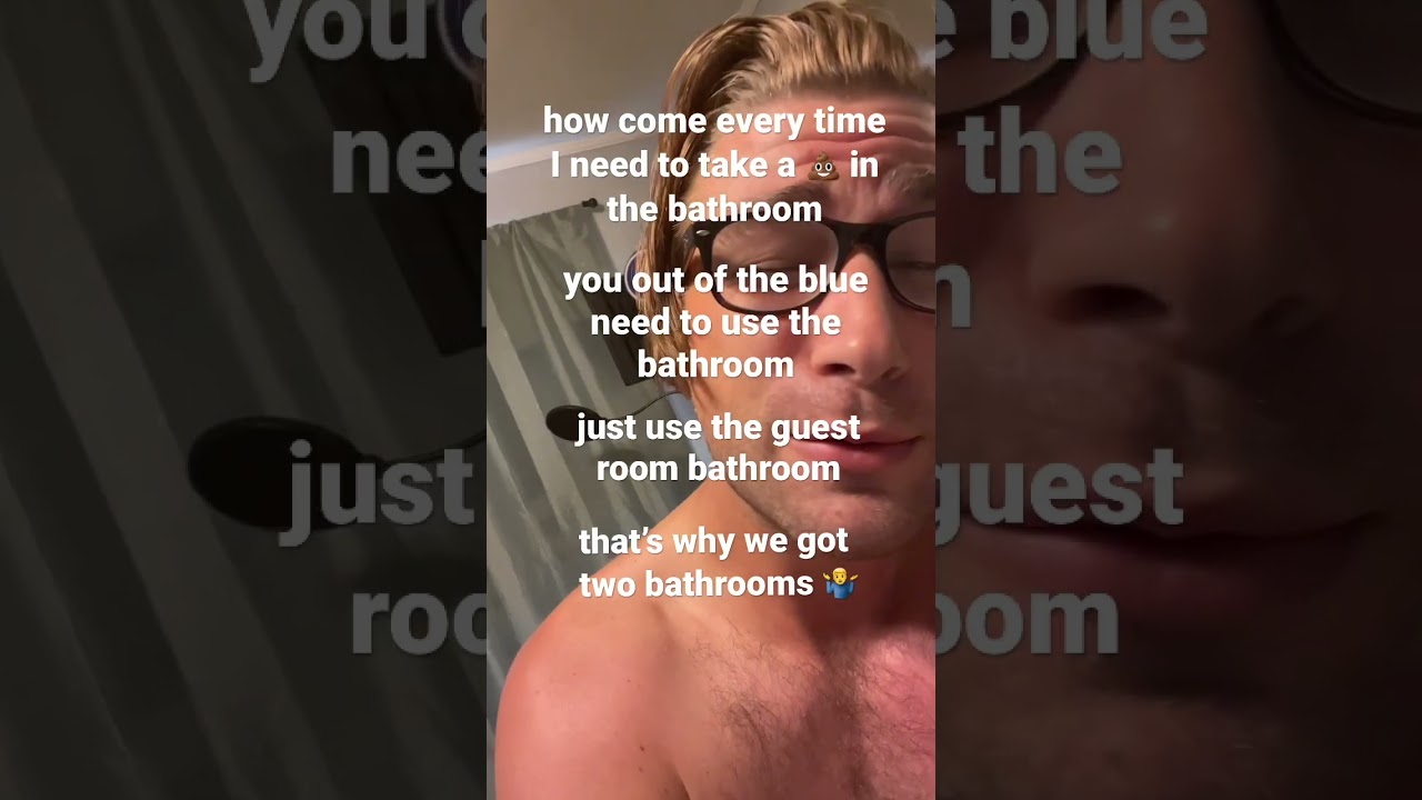 that’s why we got 2 bathrooms🤷‍♂️💩 #5years #boburnham #funny #relatable #fyp