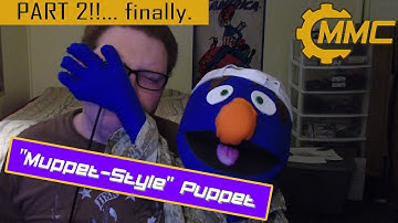 How to make a "muppet-style" puppet (PART 2)- Mr.Mike