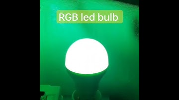 RGB colour changing Bulb #shortvideo #electronic #lightsensor #ledlight #rgbled #ws2812b