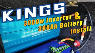 KINGS 3000w Inverter Installation & 300Ah Battery
