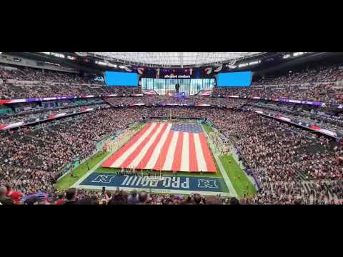 Flyover in a domed stadium? #NellisAFB #F-16 #NFL #AFC #NFC #probowl2022