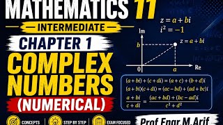 Mathematics 11, Intermediate class,Chapter 1,Complex Numbers (Numerical)