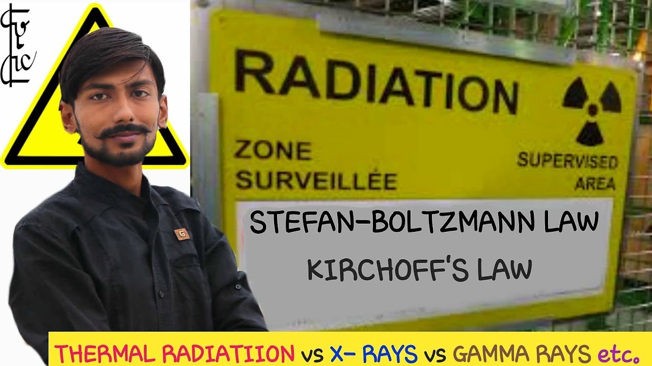 [HINDI] RADIATION~STEFAN-BOLTZMANN LAW & KIRCHOFF`S LAW~THERMAL RADIATION vs X-RAY vs GAMMA RAY Etc.