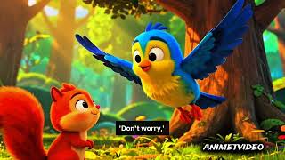 The Brave Little Squirrel 🐿️ | Cute English Bedtime Story for Kids | Courage & Friendship Guía
