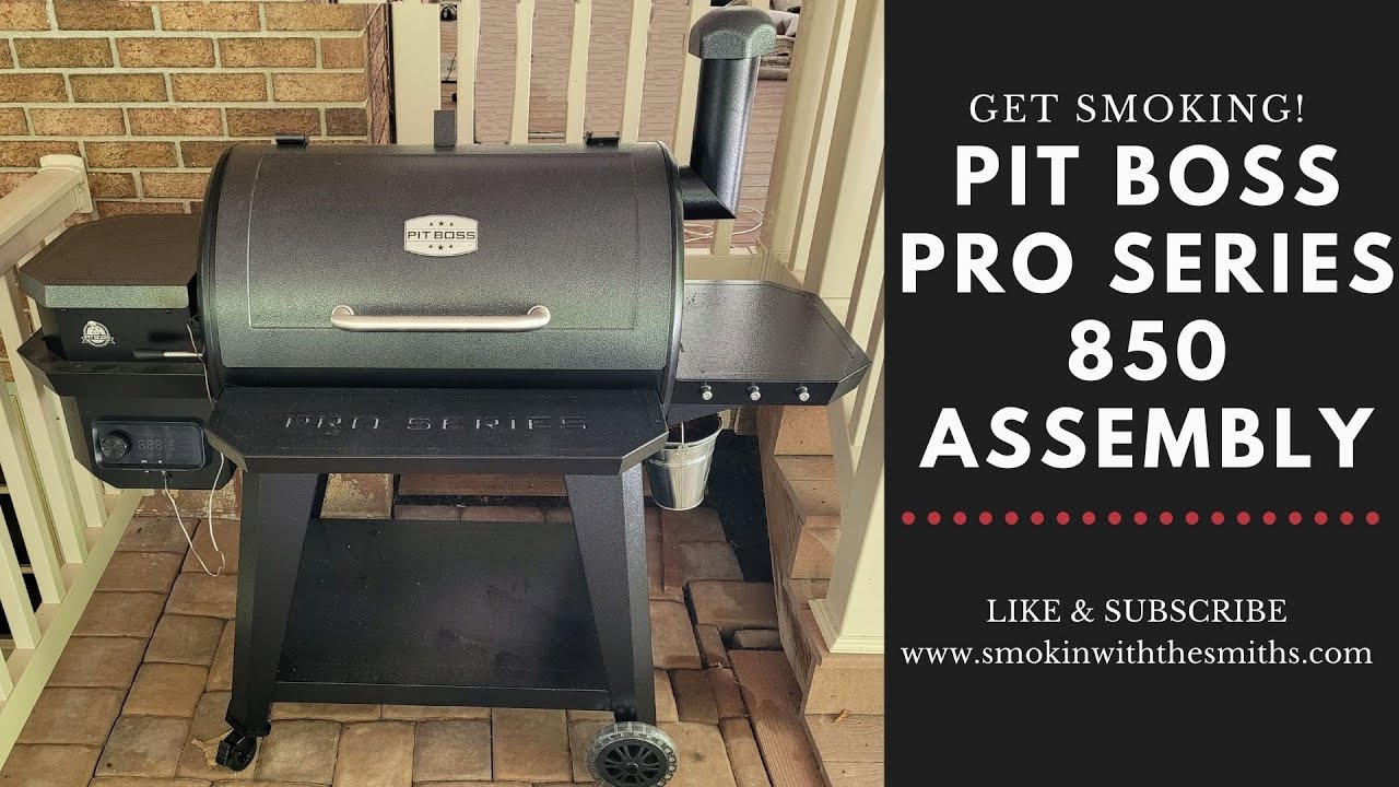 Pit Boss Pro Series 850-Sq in Hammertone Pellet Grill with smart  compatibility in the Pellet Grills department at