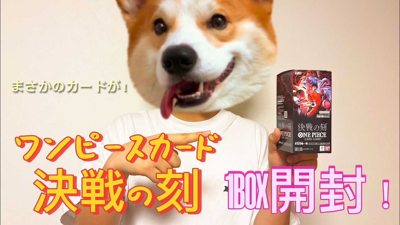神回』ワンピースカード決戦の刻1BOX開封したらまさかのカードが