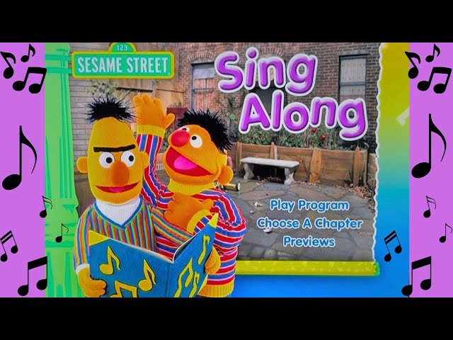 Sesame Street SING ALONG 2009 DVD Menu Walkthrough. - YouTube
