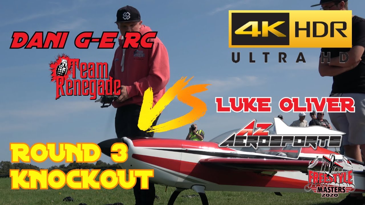 RC Freestyle Masters 2020 - Knockouts Round 4 - Dani GE RC - 4K Sony AX53