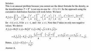 Exam P exercise for March 12, 2019