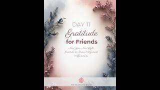 Day 11: Gratitude for Friends #affirmations #spirituality #affirmations2026 #brahmakumaris