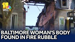 Body found after 3-alarm rowhouse fire in Baltimore