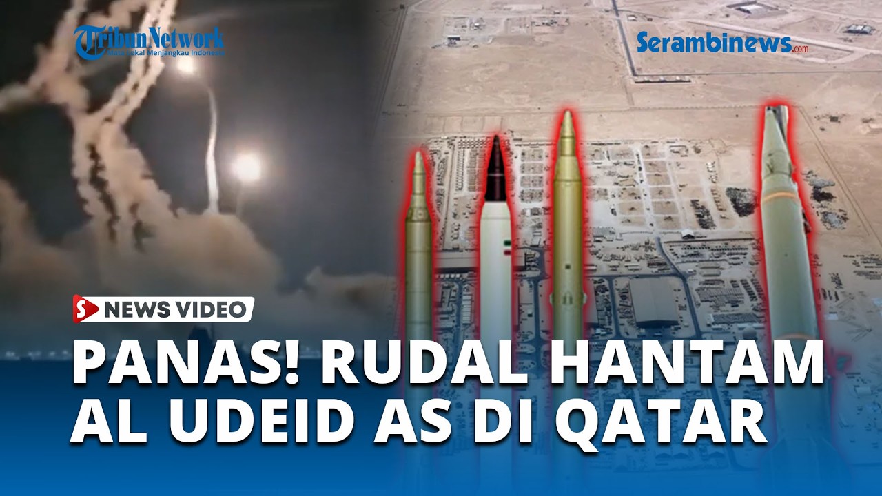 Iron Dome Timur Tengah Runtuh Rudal Iran Tembus Pangkalan Raksasa AS di Qatar