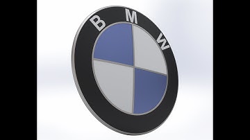HOW TO MAKE BMW LOGO IN SOLID WORKS