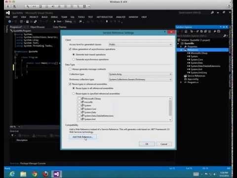 Soap Client   VS2012