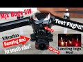 MJX Bugs 2W HD Cam (Vibration Damping Mod) Landing Legs Mod - Flight Test