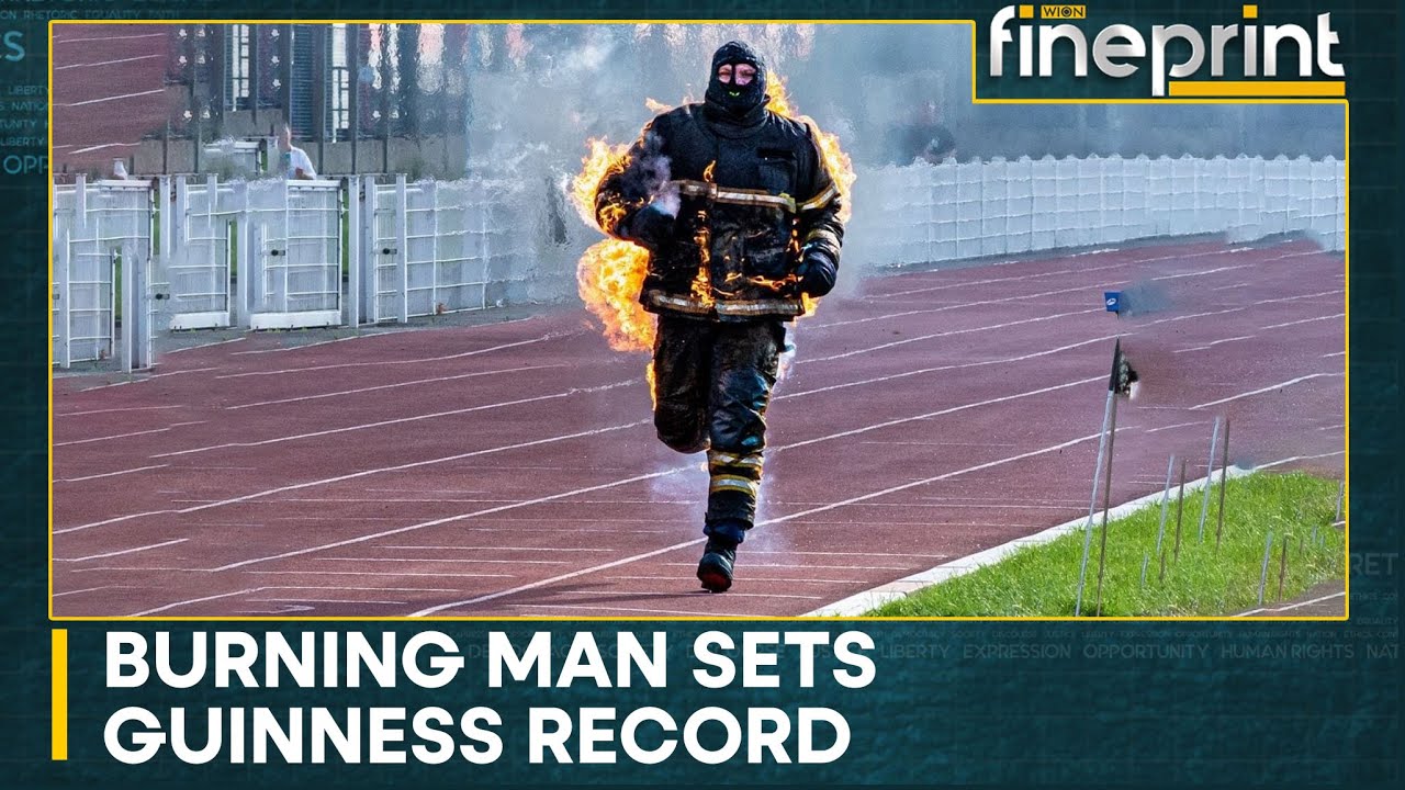 French burning man sets a new world record WION Fineprint Latest