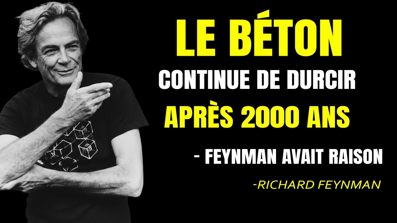 Le béton continue de durcir après 2000 ans — Feynman avait raison