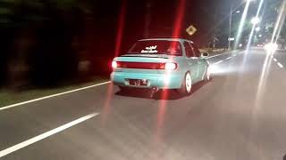 Timor Dohc Launch Control Sambil Jalan, Pakai Twin Light