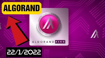 Algorand price prediction,22/1/2022,Luna Crypto,Latest News today