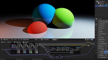 Ray Tracer with Blender Math Nodes (Tutorial Part 4) - Reflections, Colored Objects, Reflectivity