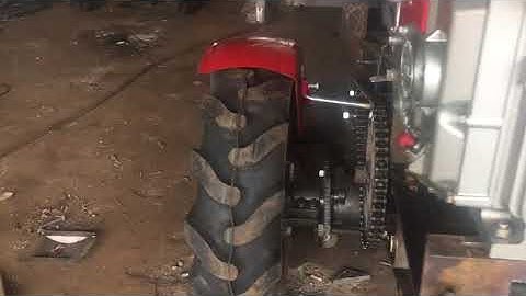 Xe công nông vô lăng cầu đẩy 2 cầu của gara đông Xuân đóng bộ tời bụng cặp lốp đôi rất đẹp | KPƠL tv