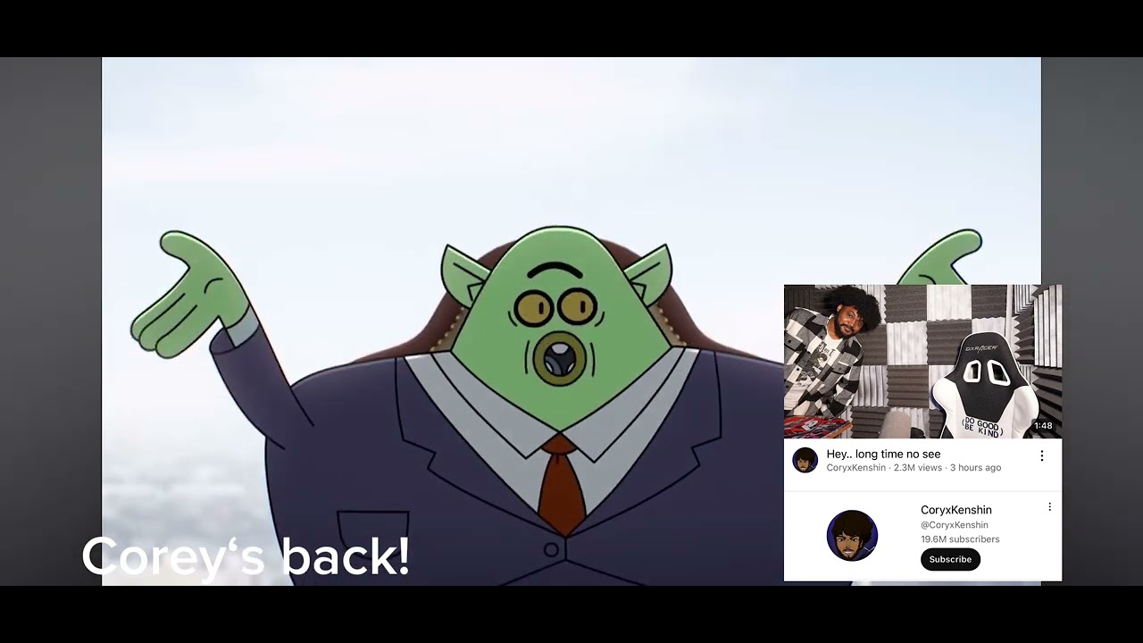 CoryxKenshin is finally back - YouTube