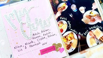 January Project Life ~ Dec Scraptastic "All Of You" Kit~ Scrapbooking Process Video