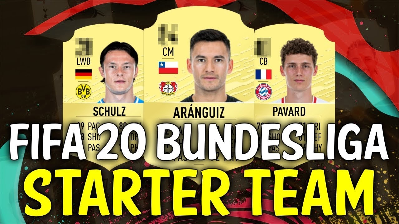 FIFA 20 CHEAP BUNDESLIGA STARTER TEAM YouTube