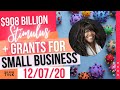 STIMULUS UPDATE AND REPORT FOR #SMALLBUSINESS | DEC. 7 | SHE BOSS TALK