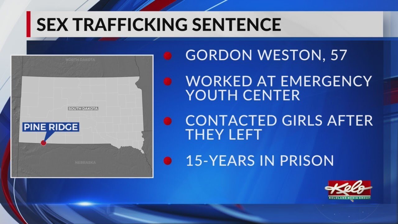 Pine Ridge man sentenced to 15 years for sex trafficking - YouTube