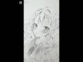 小6がアナログで愛♡スクリーム描いてみた #アナログイラスト #ラブライブ #地縛少年花子くん #八尋寧々 #赤根葵 #七峰桜 #伸びろ