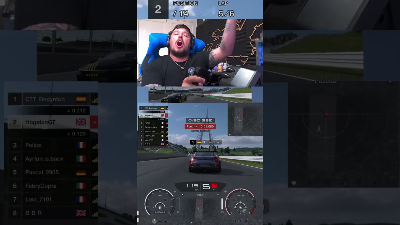 1 Bad Driver Breaks the Whole Race #gt7 #granturismo #racing