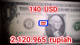 TERJAWAB! 140 USD berapa rupiah