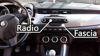 PROPER Way to Remove Fascia, Dash Trim, Radio on Alfa Romeo Giulietta