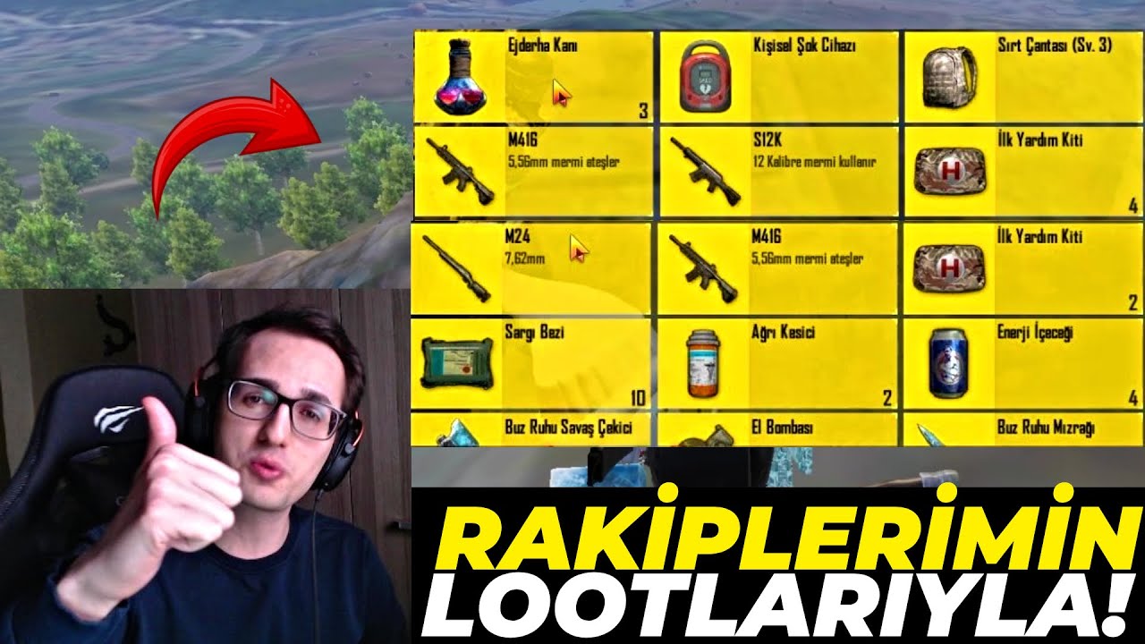 RAKİPLERİMİN LOOTLARIYLA WIN ALMAK pt 2 ? PUBG MOBILE
