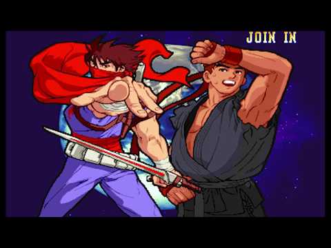 Marvel vs Capcom 1 ( Arcade ) - Ryu / Strider Hiryu Playthrough ( July 13, 2020 )
