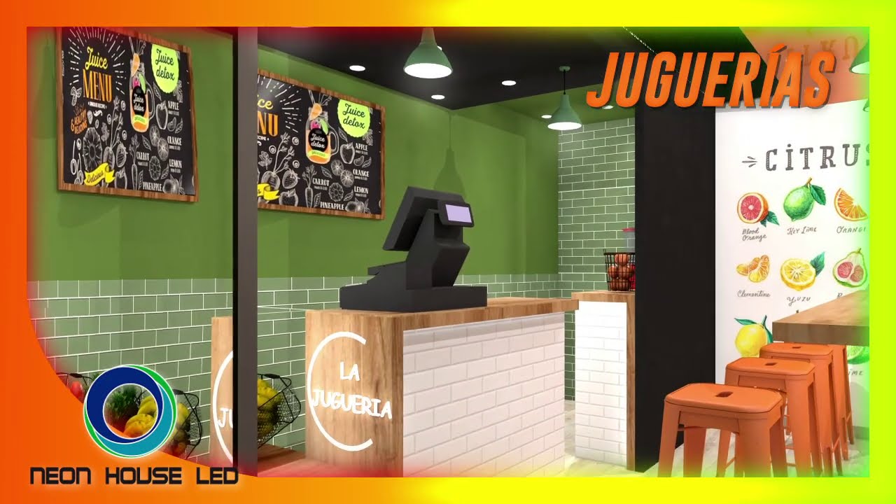 DISEÑO COMERCIAL DE JUGUERIAS-NEON HOUSE LED - YouTube