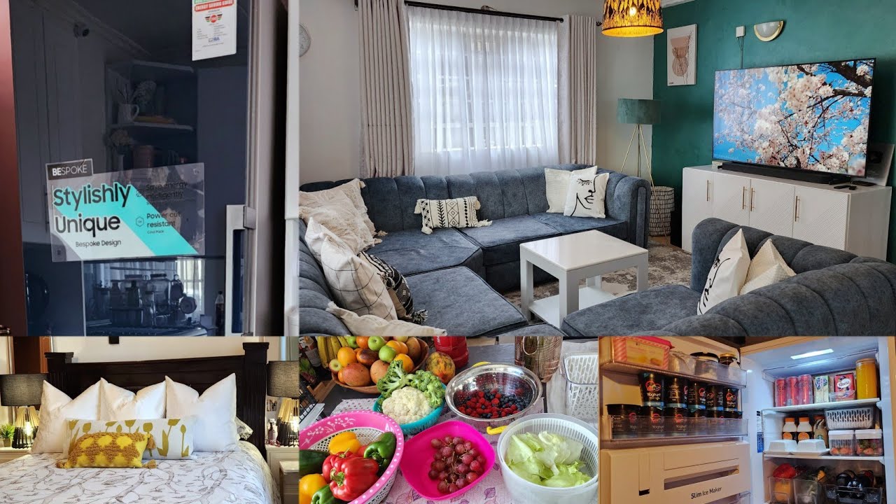 NEW SAMSUNG FRIDGE,WASHING MACHINE, TV,SOUND BAR//New curtains and home decor//CLEANING MOTIVATION