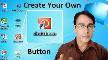 Create your own Shutdown Button in Window 7 | Shutdown trick
