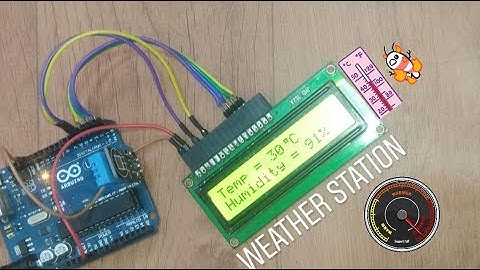 DIY Arduino Weather Station ||HT11 Temperature & Humidity sensor V1.0