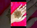 Simple Mandala mehndi design #mehndi #henna #mehndidesign #shorts #trending #viral