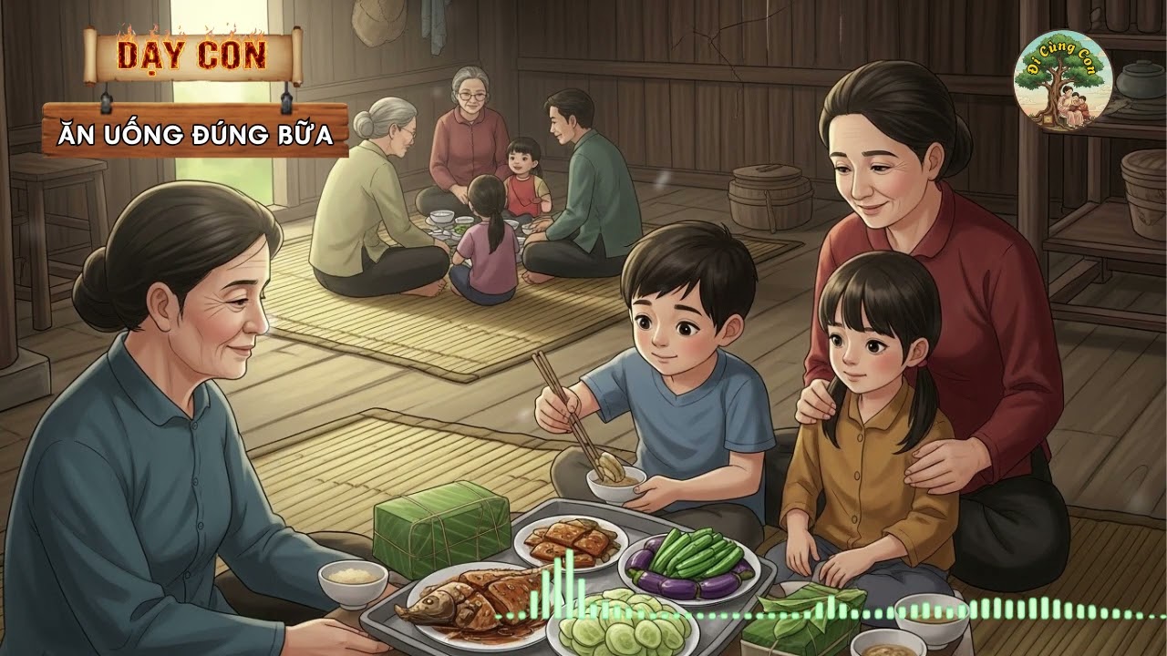 Tập 88 Dạy con Nếp ăn uống trong gia đình l ĐI CÙNG CON