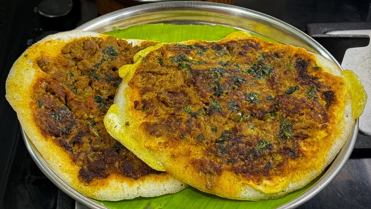 மதுரை special சைவ மட்டன் கறிதோசை இப்படி செஞ்சு அசத்துங்க |  Madurai Spl veg Mutton Kari Dosai