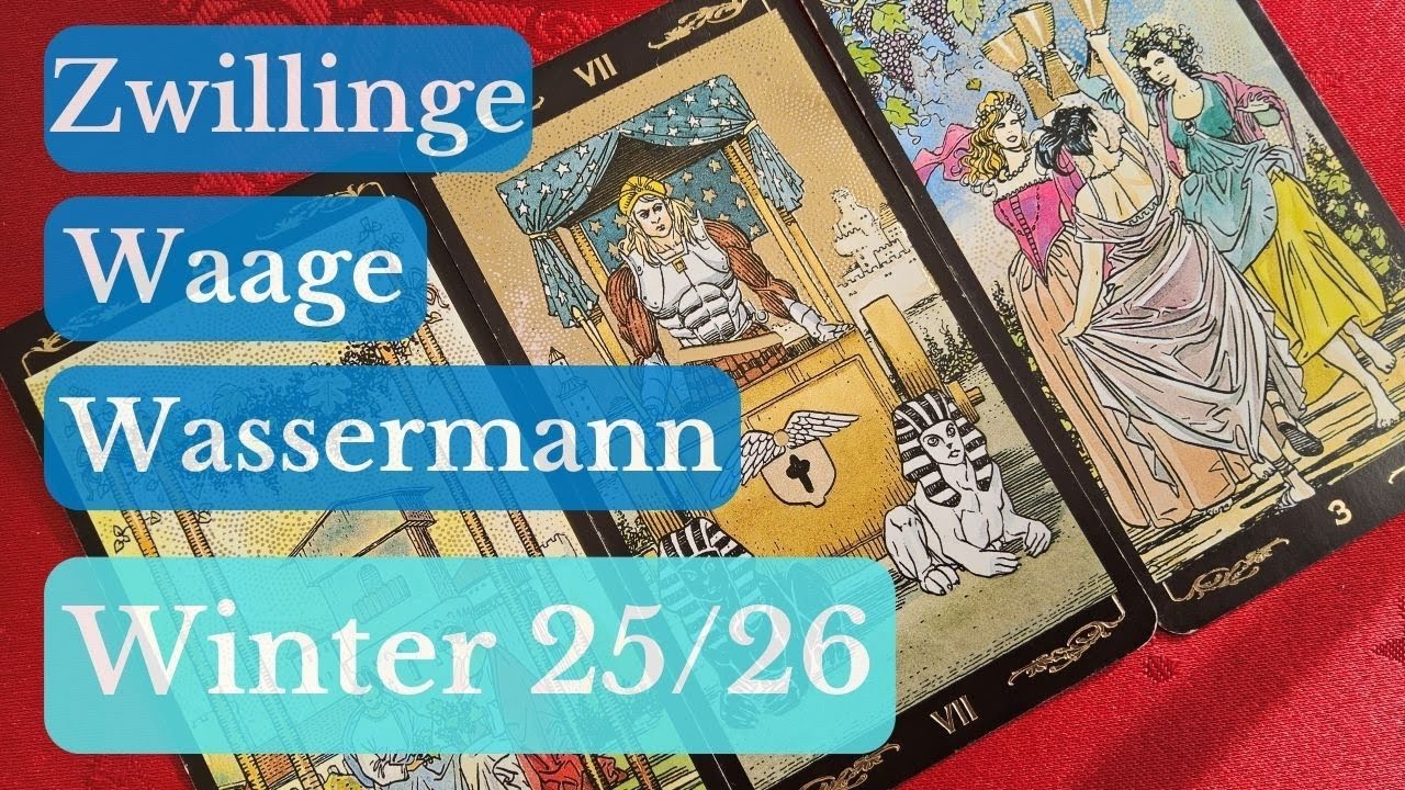 Die große Liebe 💖 Zwillinge, Waage und Wassermann - Winter 25/26 ❄️ 