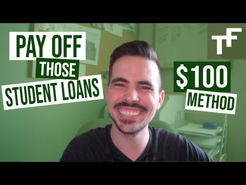 Paying Off Student Loan Debt - $100 Method