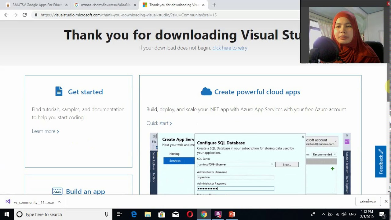 02 Installing VS - วิธีการติดตั้ง Visual Studio 2017 Part 1/2
