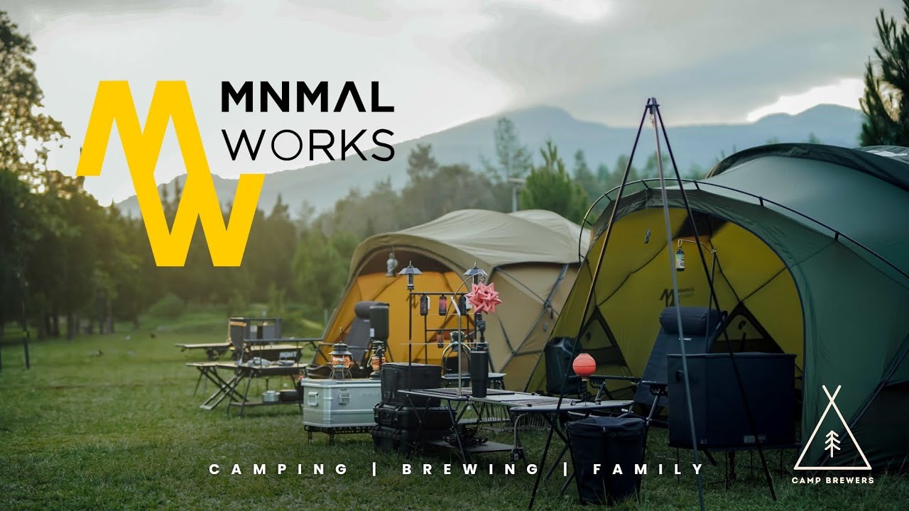 Camp Meet MNMAL WORKS ❗️ tenda gears sultan minimal works ❗️ Sari Ater Campervan Park Subang