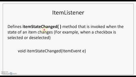 AWT Event Handling Lecture 2 (Checkbox and Radiobutton)