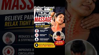 💆♀️ Relax. Release. Recover. Neck massage for pain & stiffness. ✨ #NeckMassage #Physio